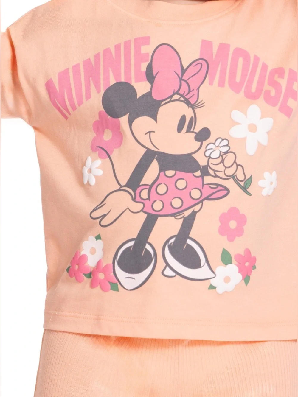 Minnie Mouse Baby Girls Graphic Tee and Bike Shorts Set, 2-Piece